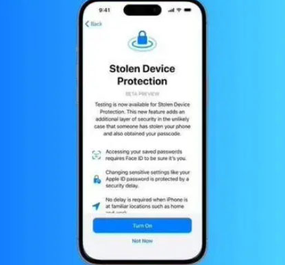 尚义苹果授权维修店分享被盗设备保护功能开启方法 
