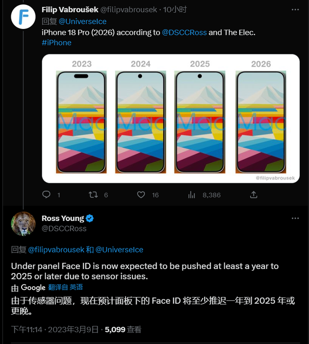 尚义苹果手机维修分享:屏下Face ID有什么优势？iPhone何时会有屏下Face ID？ 