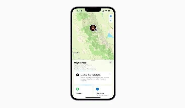 尚义苹果14维修分享iPhone14系列中 FindMy功能通过卫星分享位置方法教程 