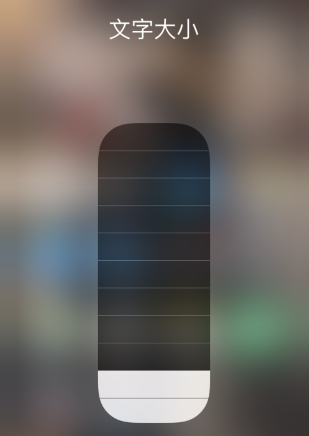 尚义苹果手机维修分享小技巧：在 iPhone 控制中心快速调节字体大小 